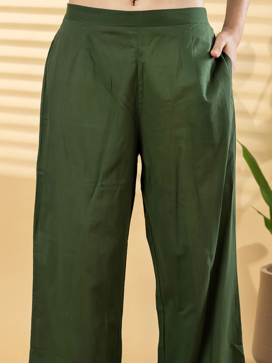 Curved style Co-Ord Set (Green)
