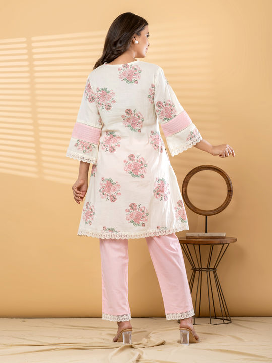 Pink Floral Relaxed Co-ord Set