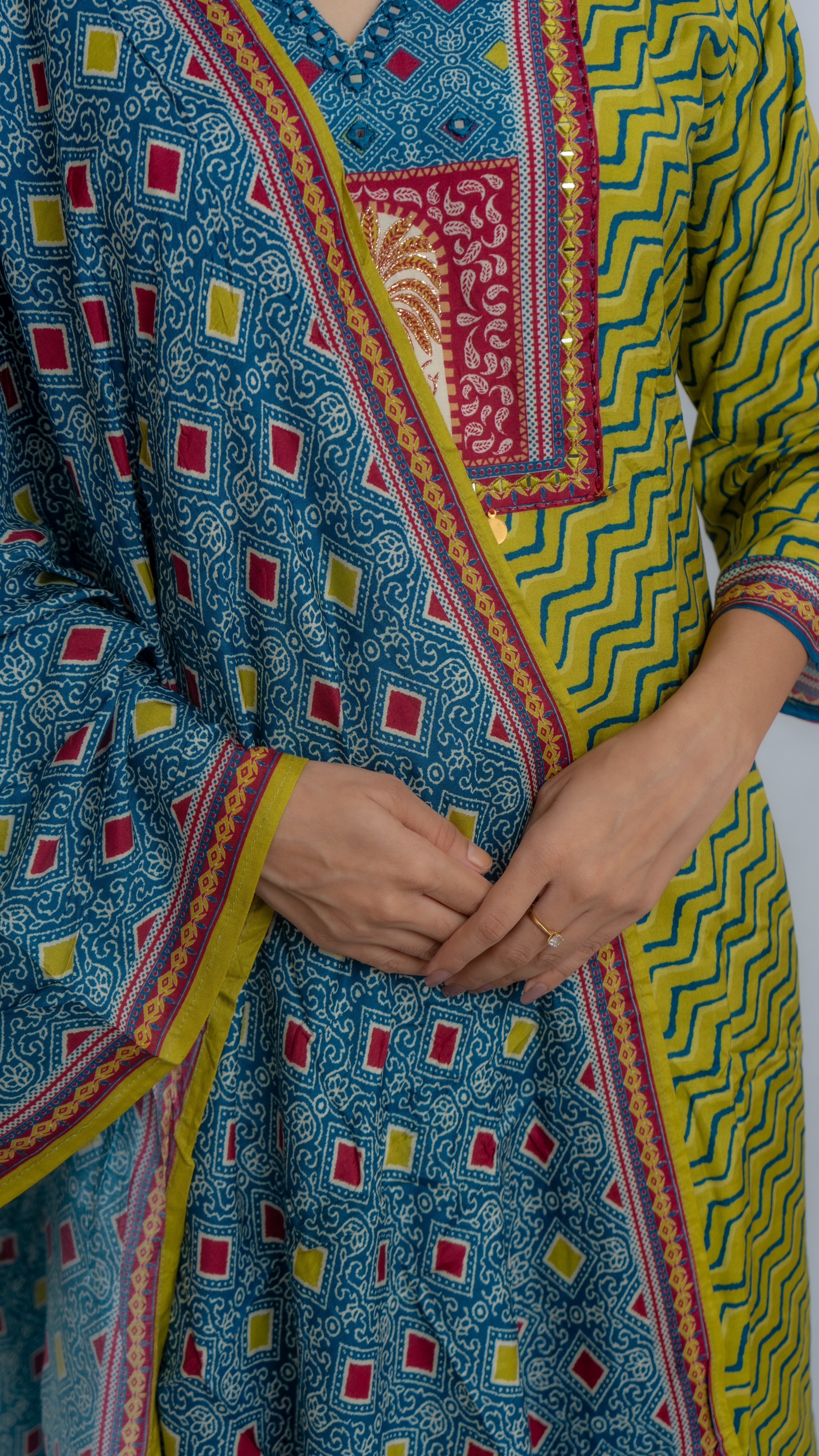 Lahariya Pure Silk Kurta Set Lavanya By Deepali