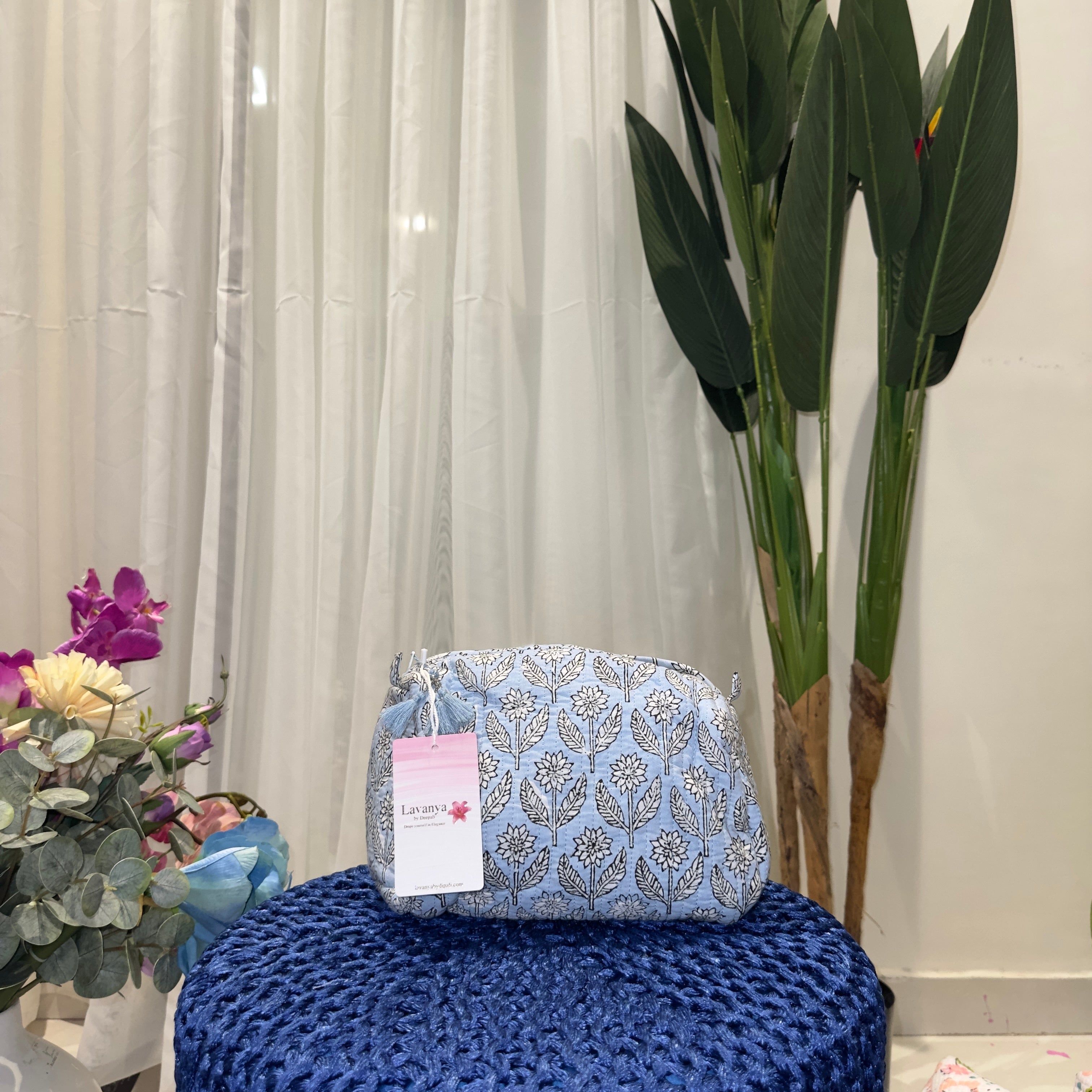 Lavanya Pouch (Sky Blue)