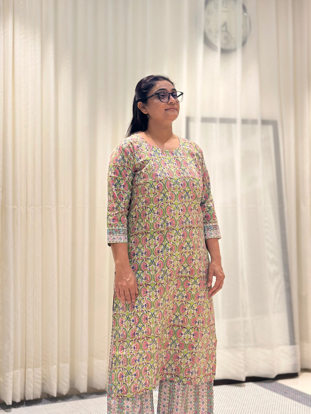 Heer Kurta Set (Green)