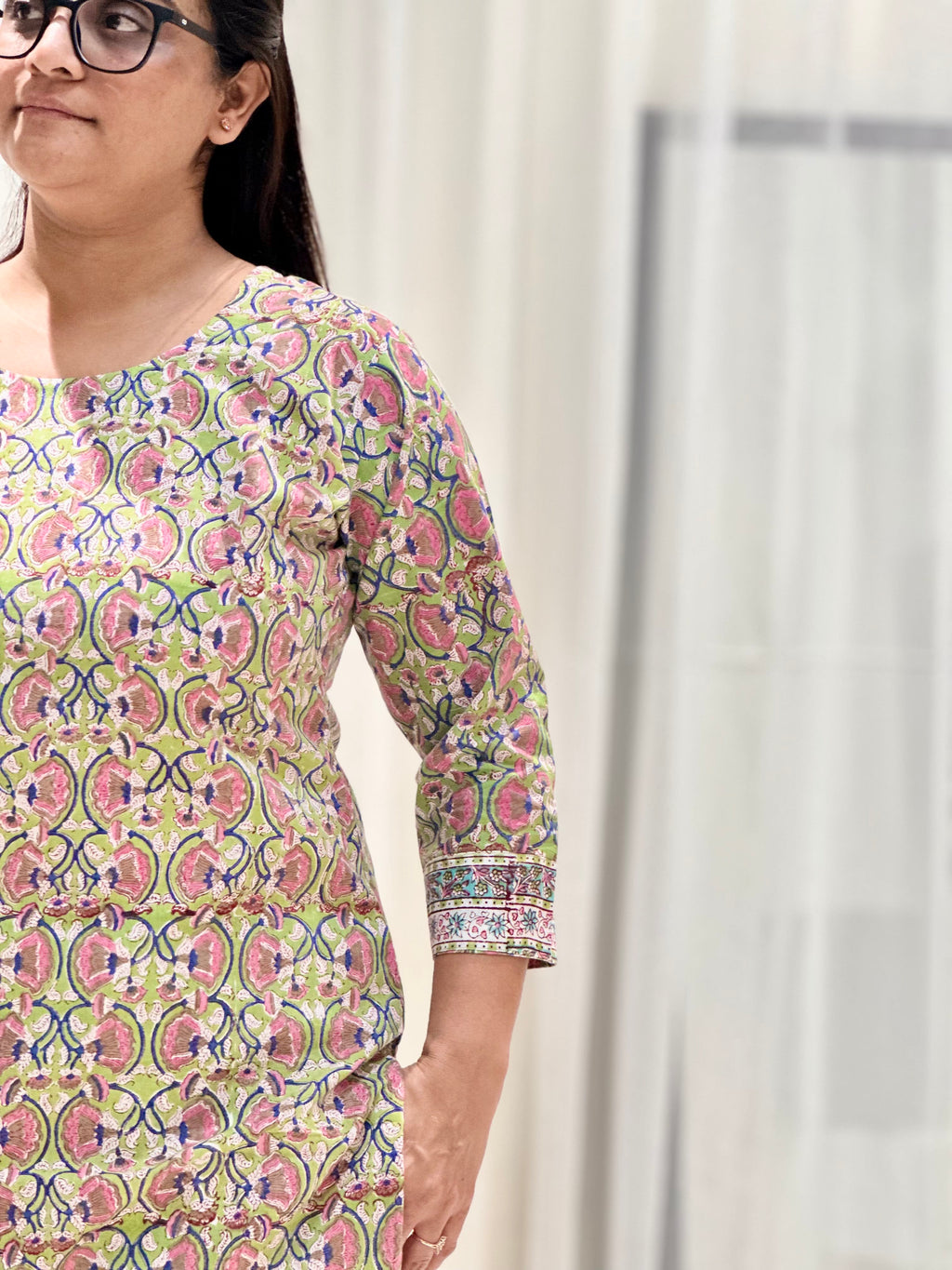Heer Kurta Set (Green)