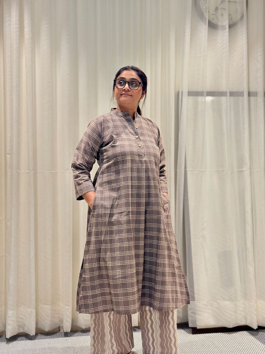 Soha Chex Hand Block-Printed Cotton Co-ord Set