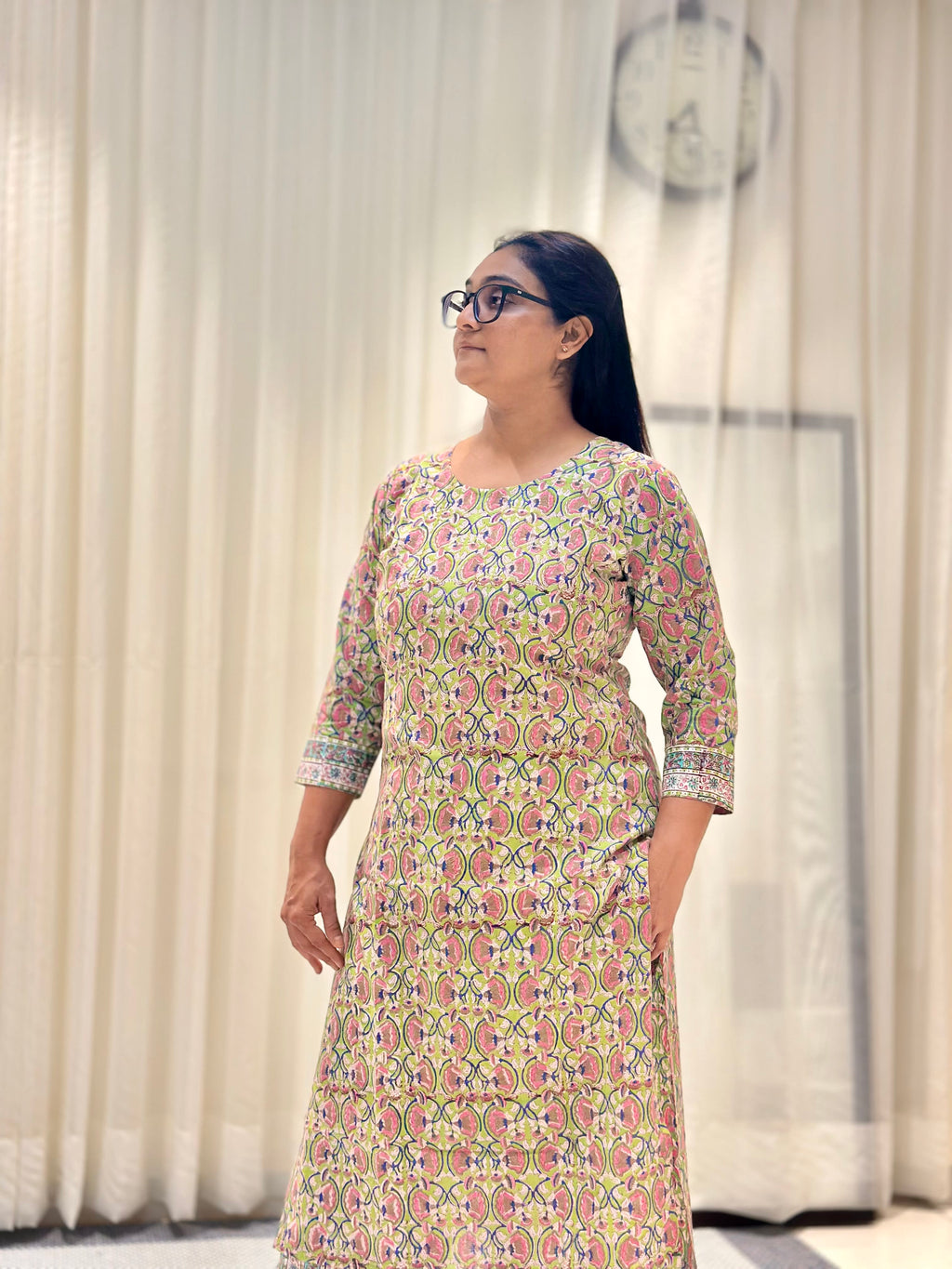 Heer Kurta Set (Green)