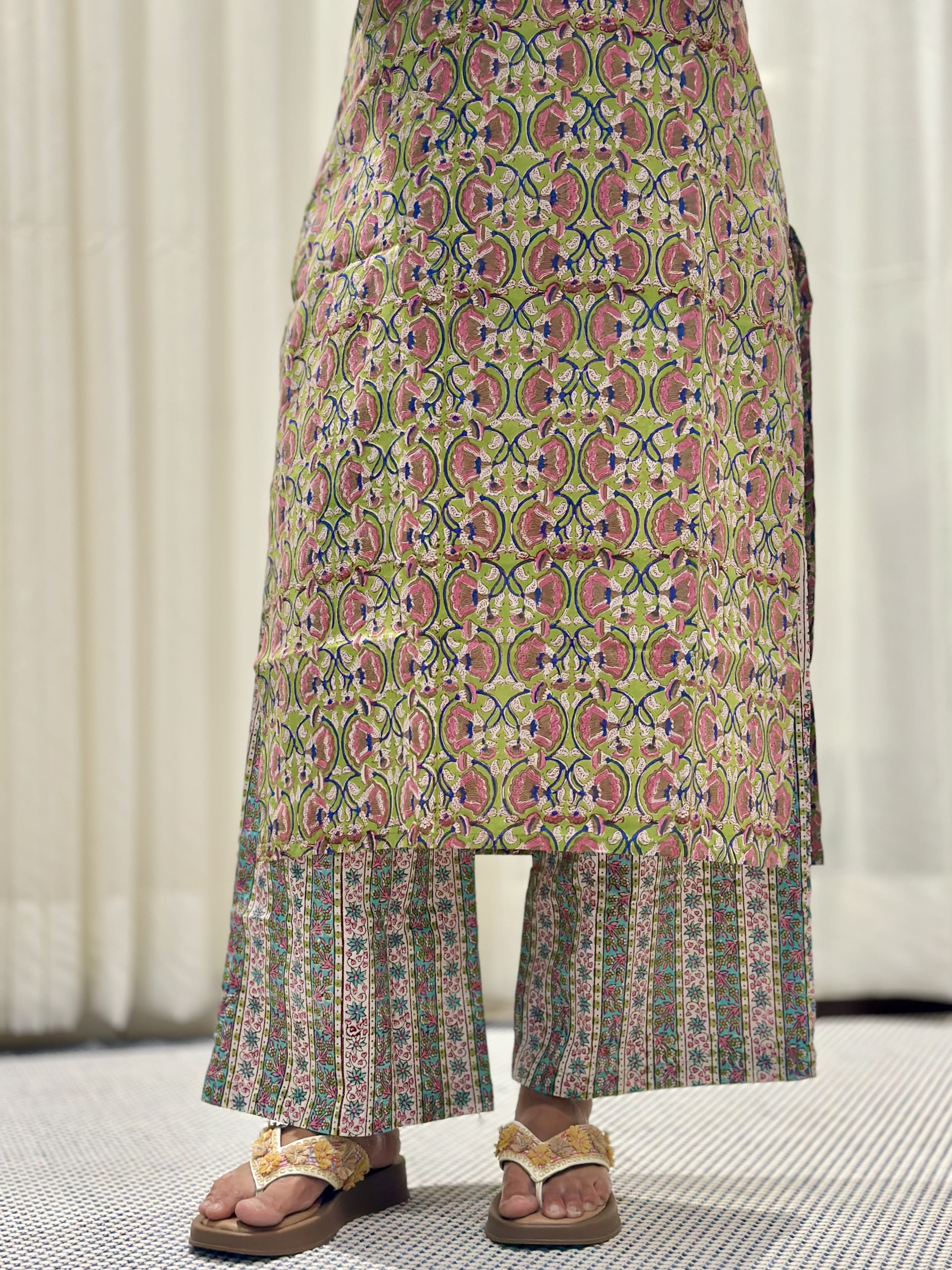 Heer Kurta Set (Green)